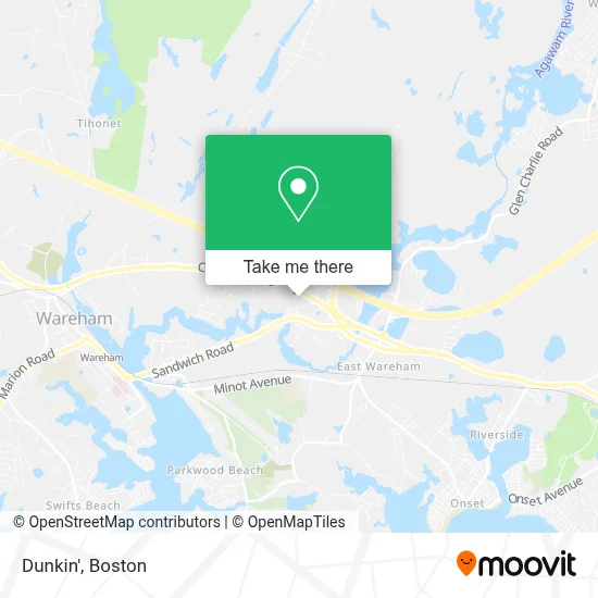 Dunkin' map