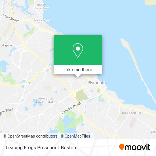 Leaping Frogs Preschool map