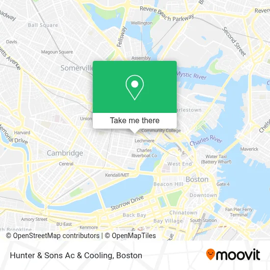 Hunter & Sons Ac & Cooling map