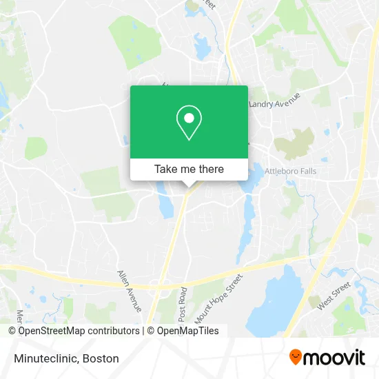 Minuteclinic map