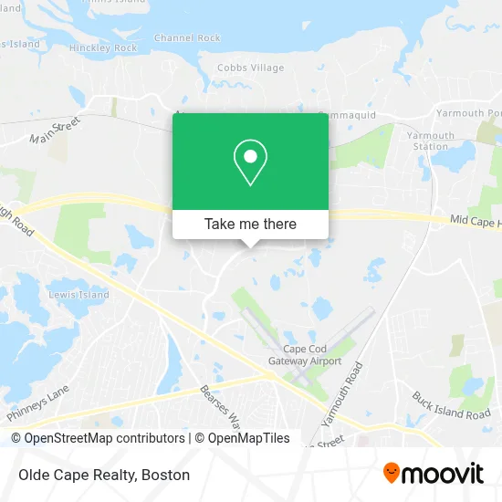 Olde Cape Realty map