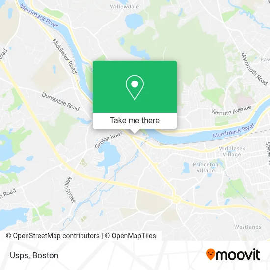 Usps map