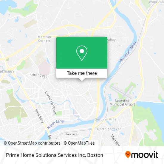 Prime Home Solutions Services Inc map