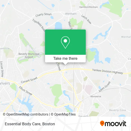 Essential Body Care map