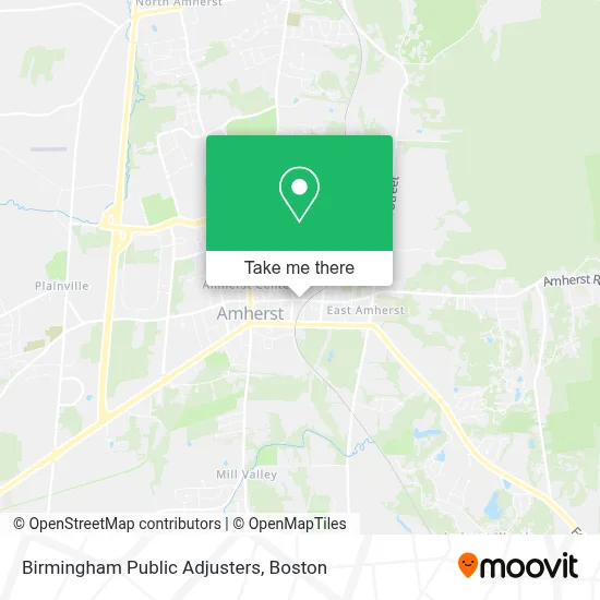 Birmingham Public Adjusters map