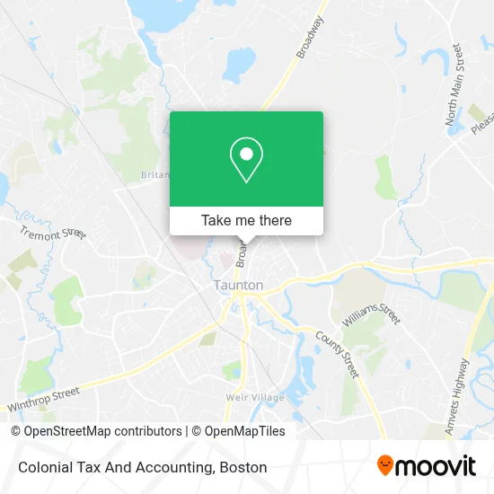 Colonial Tax And Accounting map