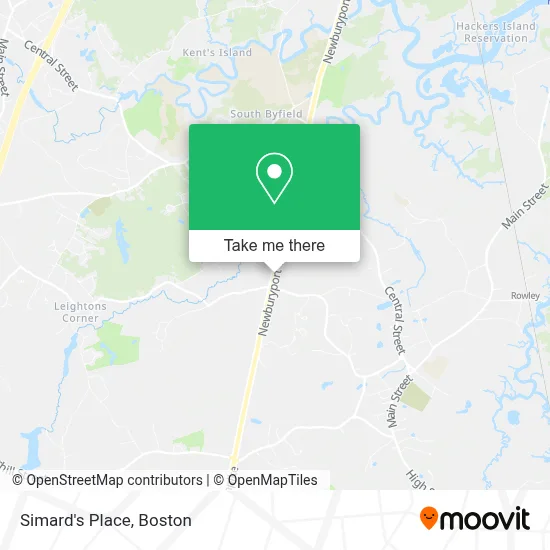 Simard's Place map