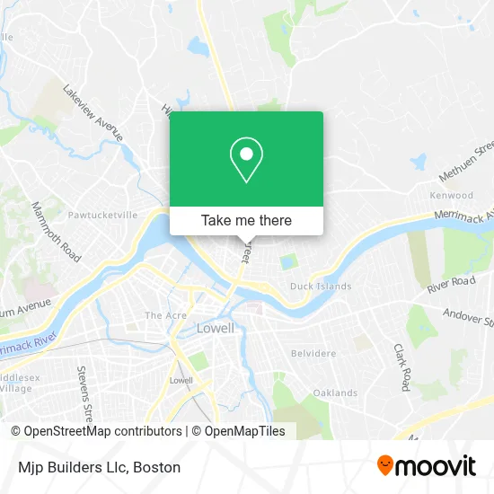 Mjp Builders Llc map