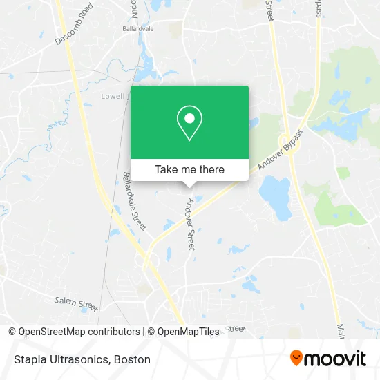 Stapla Ultrasonics map