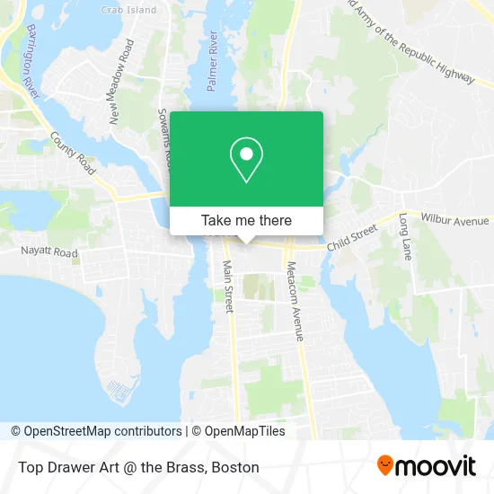 Top Drawer Art @ the Brass map