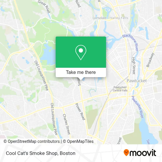 Cool Cat's Smoke Shop map