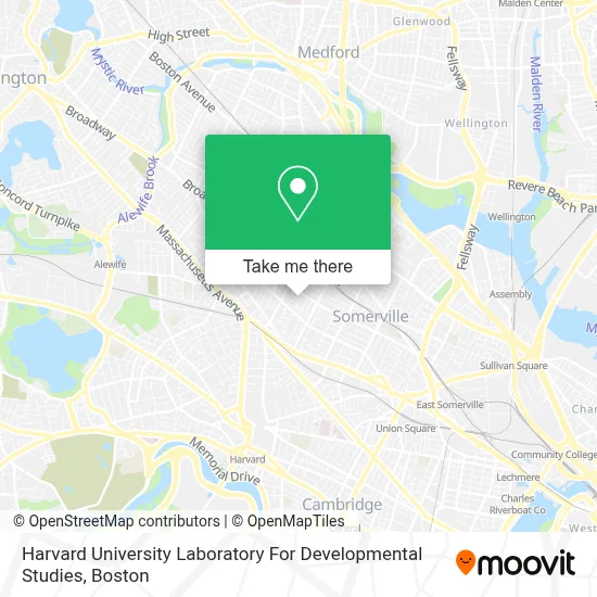 Harvard University Laboratory For Developmental Studies map