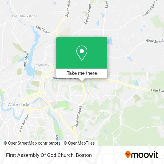 First Assembly Of God Church map