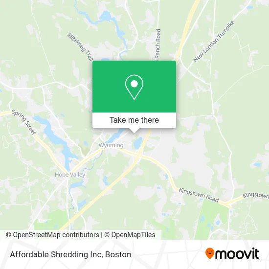 Affordable Shredding Inc map