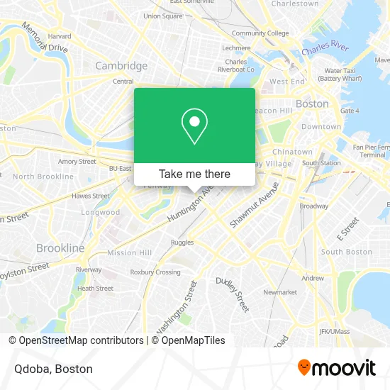Qdoba map