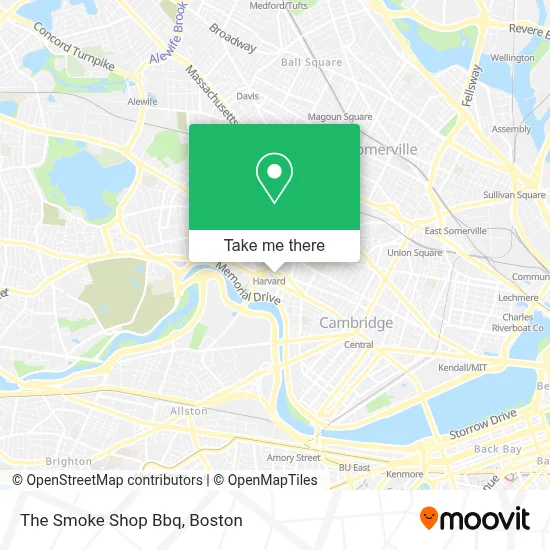The Smoke Shop Bbq map