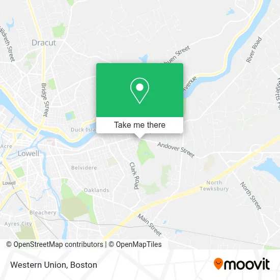 Western Union map