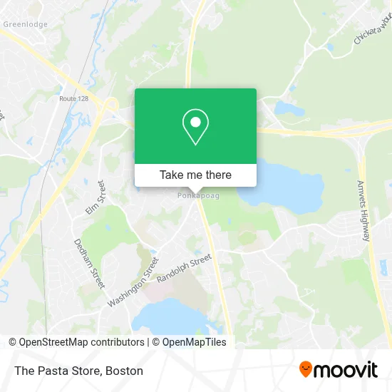 The Pasta Store map