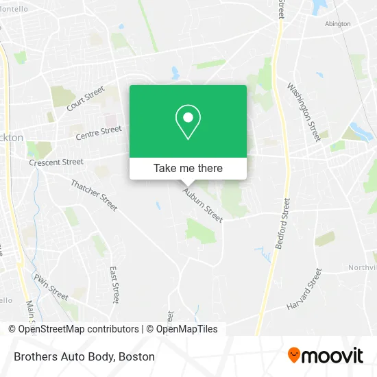 Brothers Auto Body map