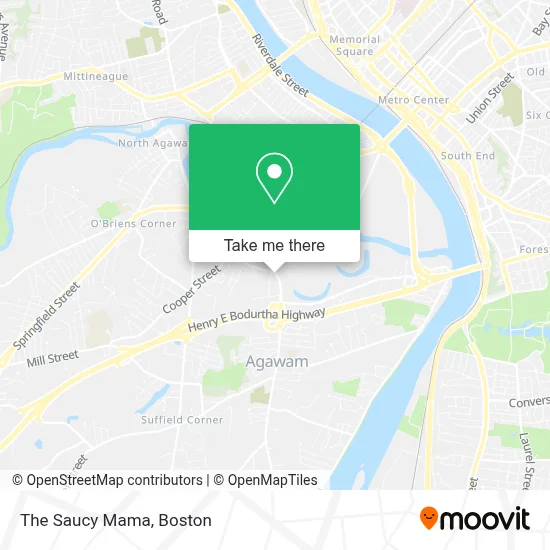The Saucy Mama map