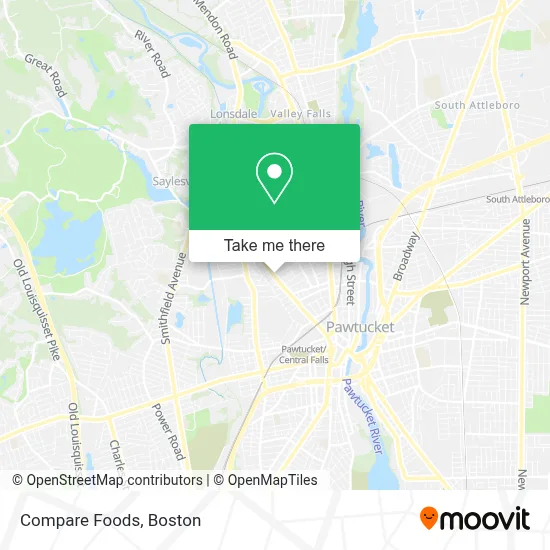 Compare Foods map