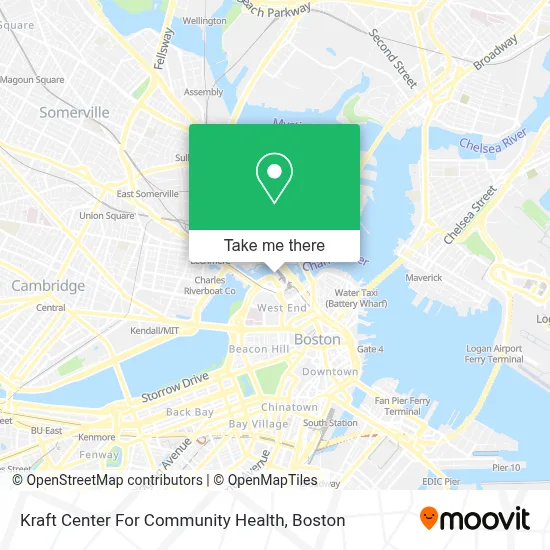 Kraft Center For Community Health map
