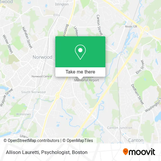 Allison Lauretti, Psychologist map