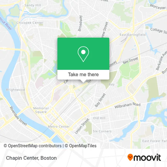 Chapin Center map