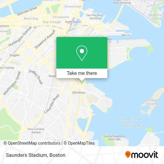 Saunders Stadium map