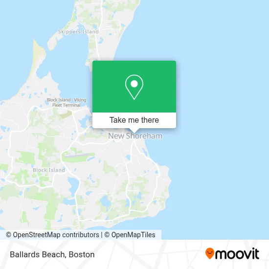 Ballards Beach map