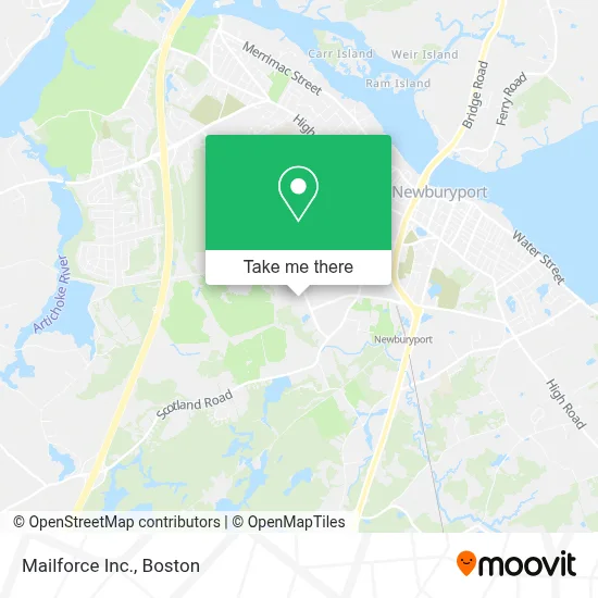 Mailforce Inc. map