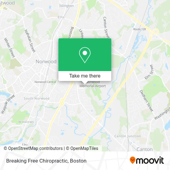 Breaking Free Chiropractic map