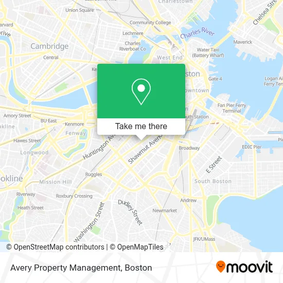 Avery Property Management map