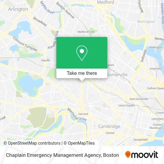 Chaplain Emergency  Management Agency map