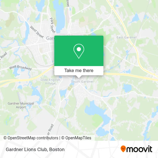 Gardner Lions Club map