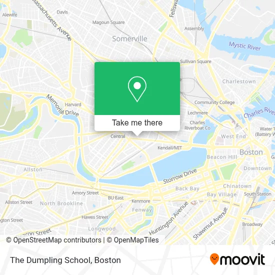 The Dumpling School map