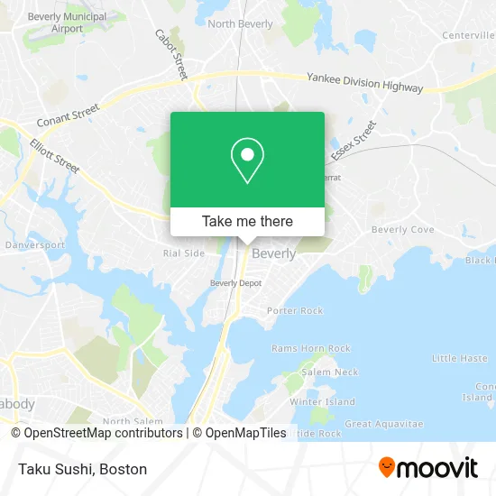 Taku Sushi map