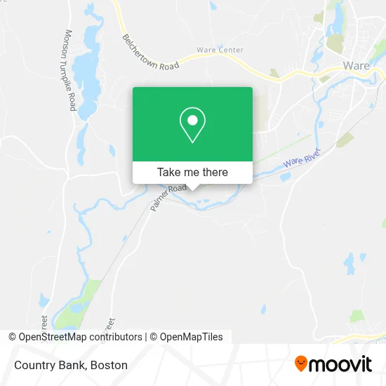 Country Bank map