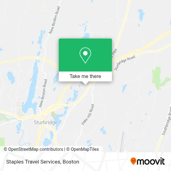 Staples Travel Services map