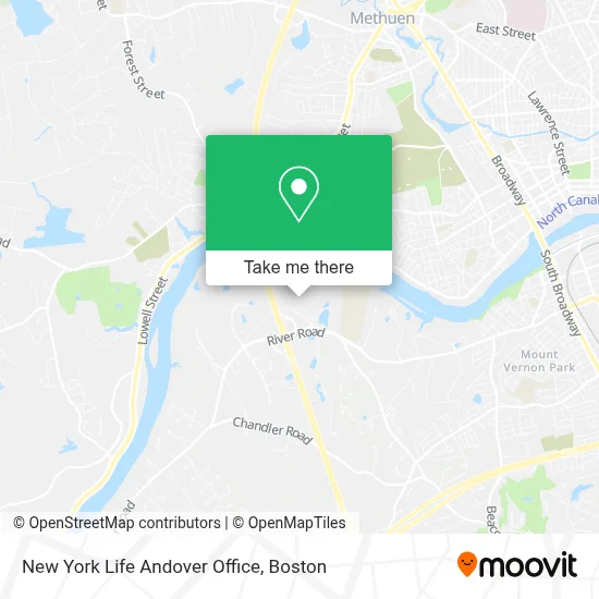 New York Life Andover Office map