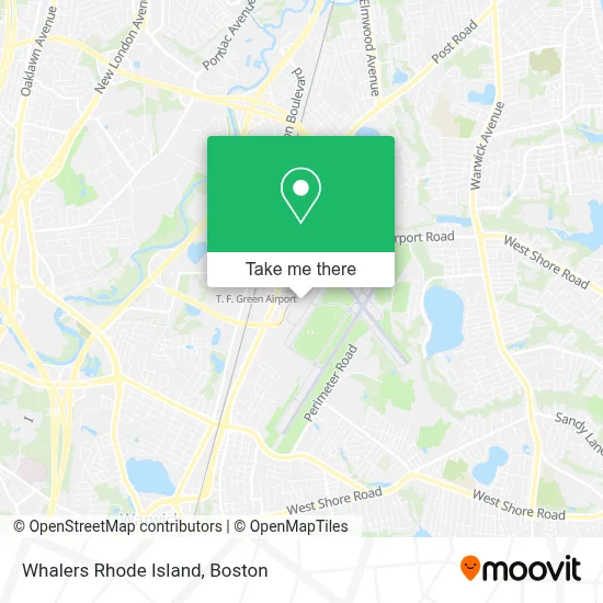 Whalers Rhode Island map