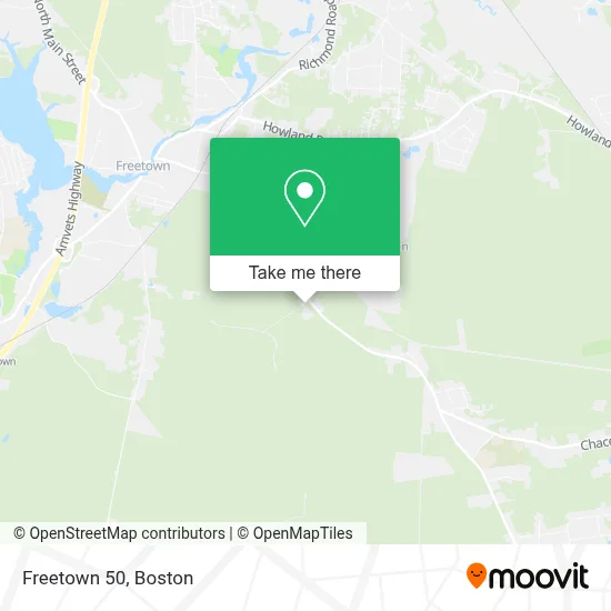 Freetown 50 map