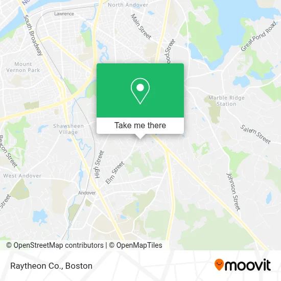Raytheon Co. map
