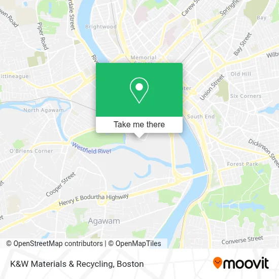 K&W Materials & Recycling map