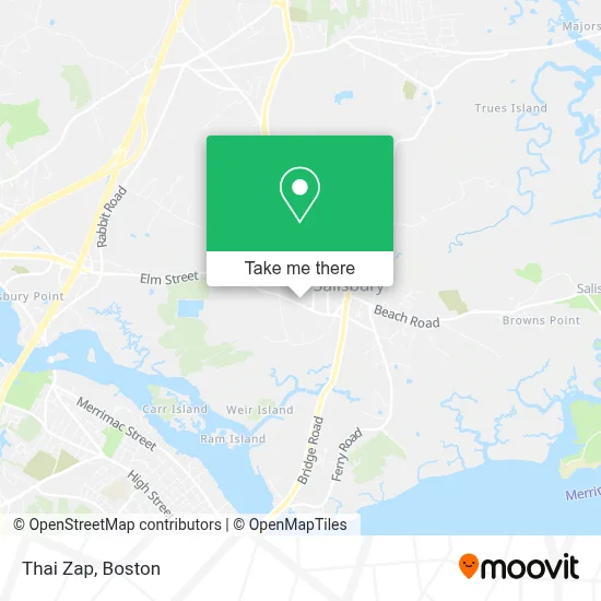 Thai Zap map