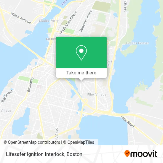 Lifesafer Ignition Interlock map