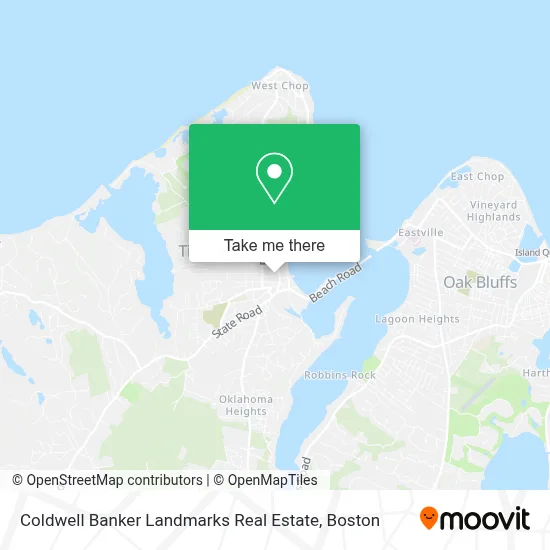 Coldwell Banker Landmarks Real Estate map