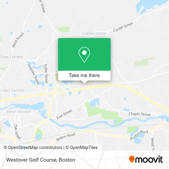 Westover Golf Course map
