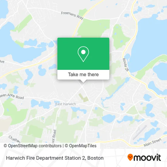 Harwich Fire Department Station 2 map