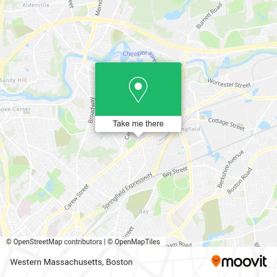 Western Massachusetts map